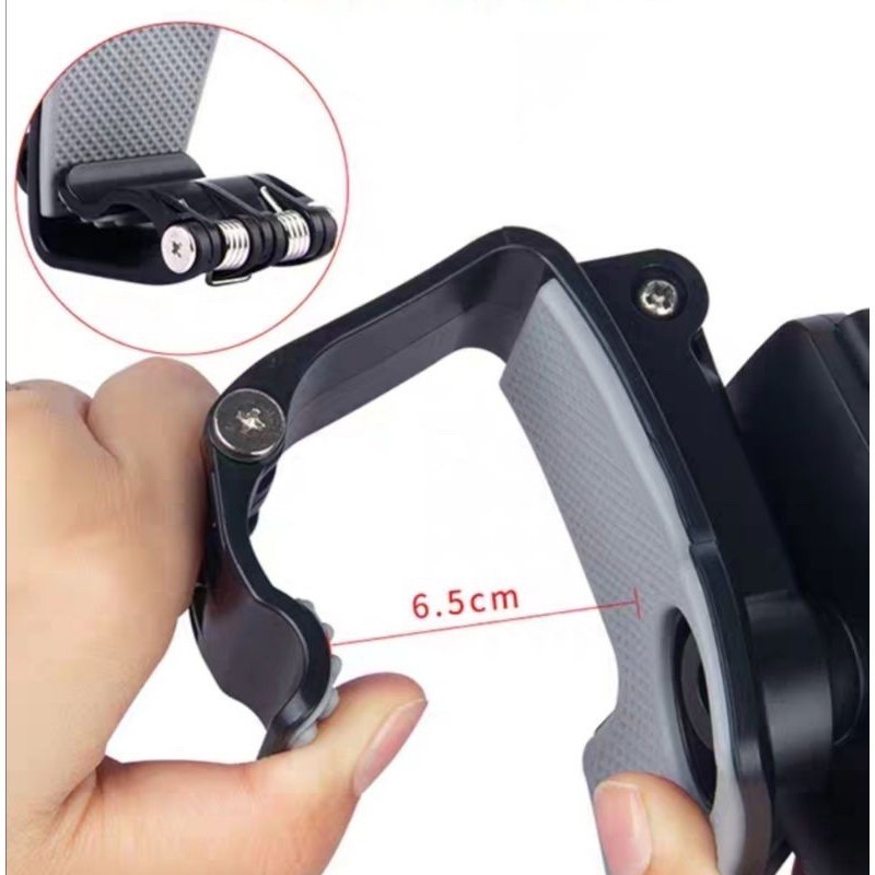 YB-20 ที่ยึดมือถือในรถ ไม่กลัวแดด แถมที่ไข สามารถติดตรงคอนโซน/ตรงกระจก/ตรงบังแดด ขาจับเอนกประสงค์ปรับได้หมุนได้360องศา - รูปที่ 7