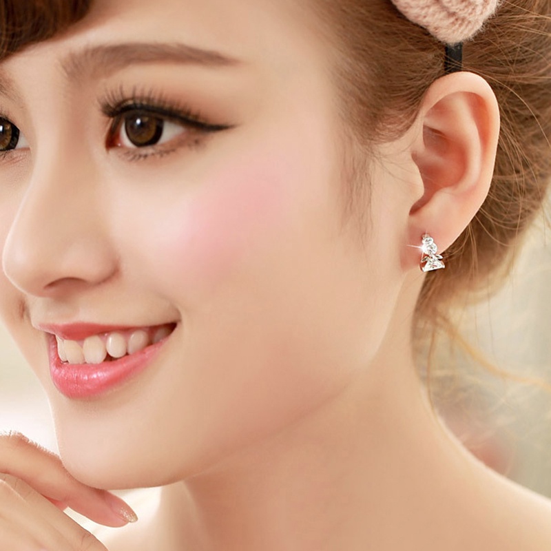 AIFEI 50การออกแบบอิตาลีเงิน925ต่างหูต้นฉบับสำหรับผู้หญิงเครื่องประดับแฟชั่นเกาหลีอุปกรณ์เสริมหู-A08
