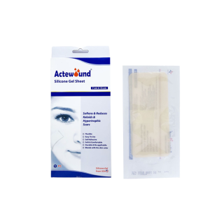 Actewound Silicone Gel Sheet (7x15cm) ขนาด1แผ่น แอ็คติวูนแผ่นแปะซิลิโคน