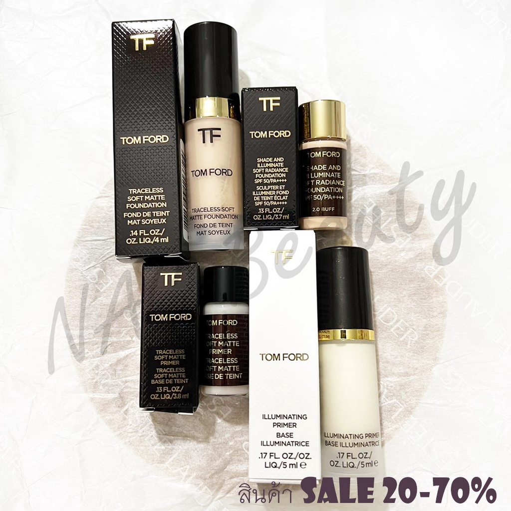 ของแท้100%_Tomford Beauty Shade And Illuminate Soft Radiance Foundation  / Tracless Soft Matte Foundation4ml/Primer | Shopee Thailand