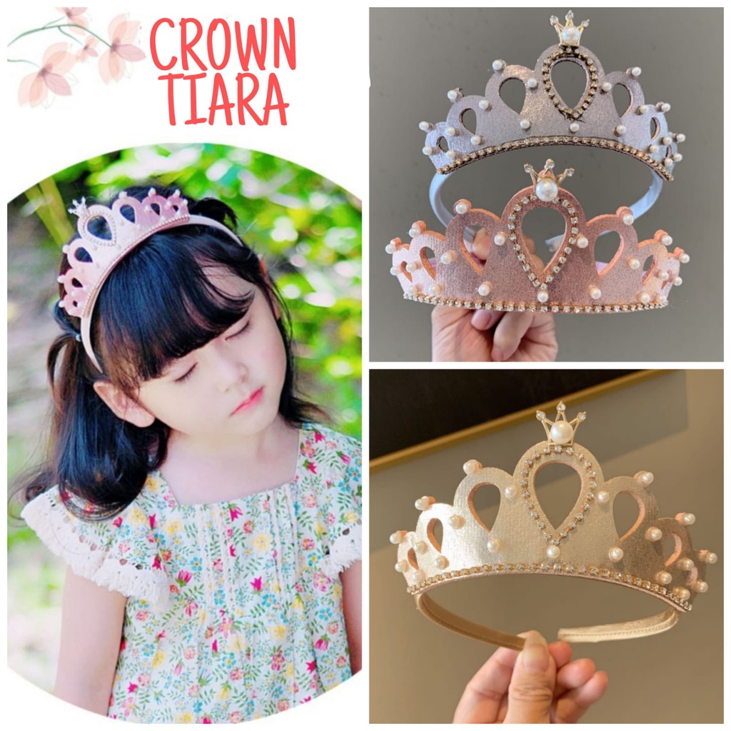 MILANBERRY CROWN TIARA PRINCESS CROWN HEADBAND สําหรับอุปกรณ์เสริมแฟชั่นนําเข้า