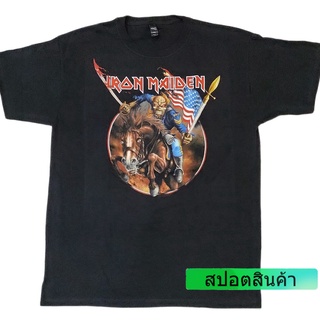 T-shirt  เสื้อยืดอินเทรนด์ [COD] เสื้อวง IRON MAIDEN ลิขสิทธิ์แท้ ปี 2012.S-5XL