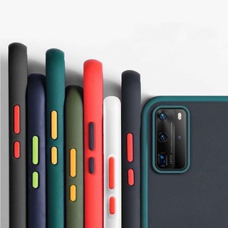 เคสหลังด้านขอบสี Xiaomi Minote10  Minote10lite  Minote10pro M10T  MI10TPRO ขอบนิ่ม