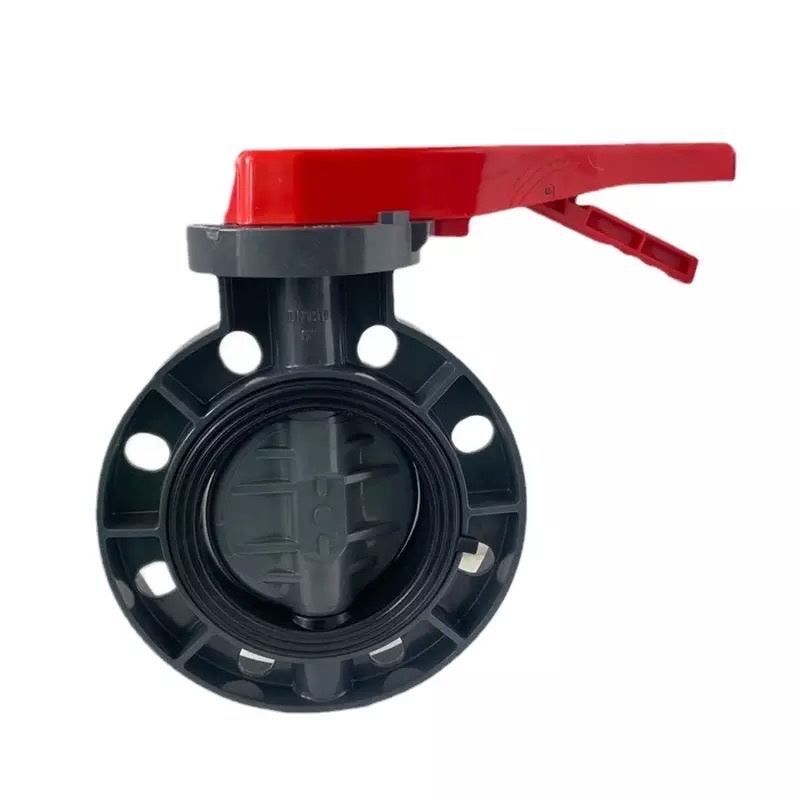 UPVC BUTTERFLY VALVE วาล์ว วาล์วด้ามโยก วาล์วปีกผีเสื้อ วาล์วพลาสติก 2 นิ้ว 3 นิ้ว 4 นิ้ว 5 นิ้ว 6 น