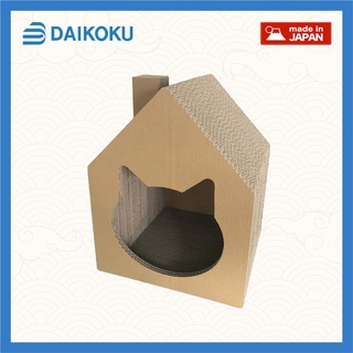 Daikoku Cat-House-Shaped Cat Scratcher ที่ลับเล็บแมว ที่ฝนเล็บแมว บ้านแมว