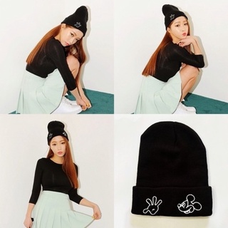 หมวกไหมพรม_Mickey mouse มิกกี้เมาส์ Cap_Hat ราคาถูก พร้อมส่ง