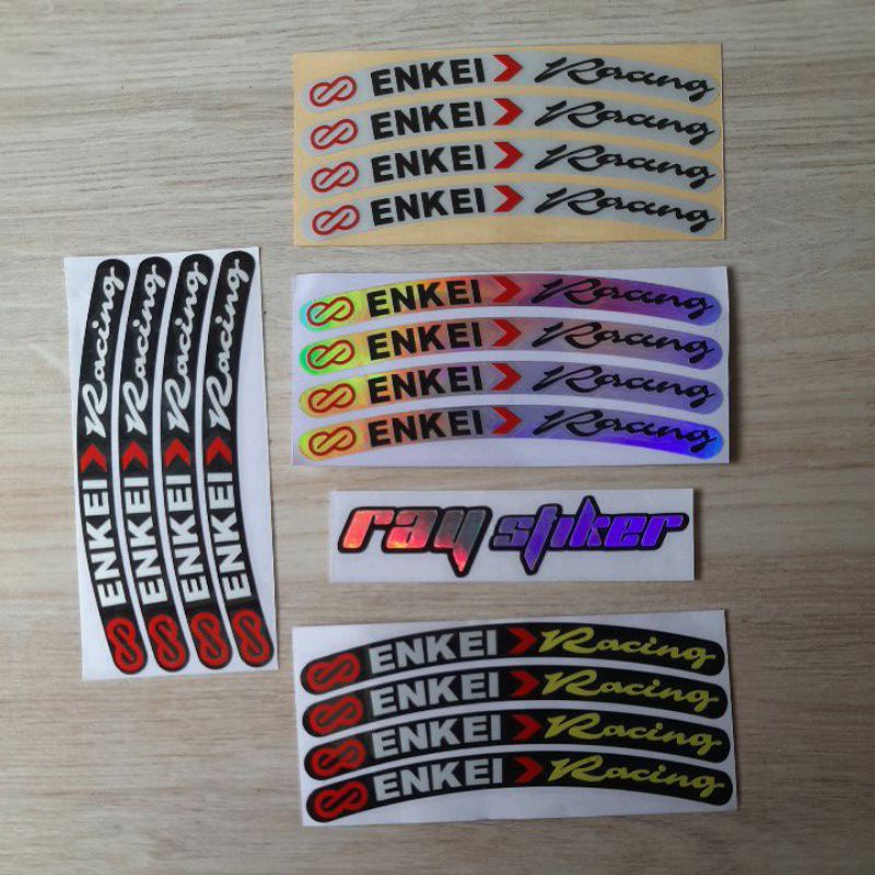 สติ๊กเกอร์ ENKEI RACING RIM 1 ชุด