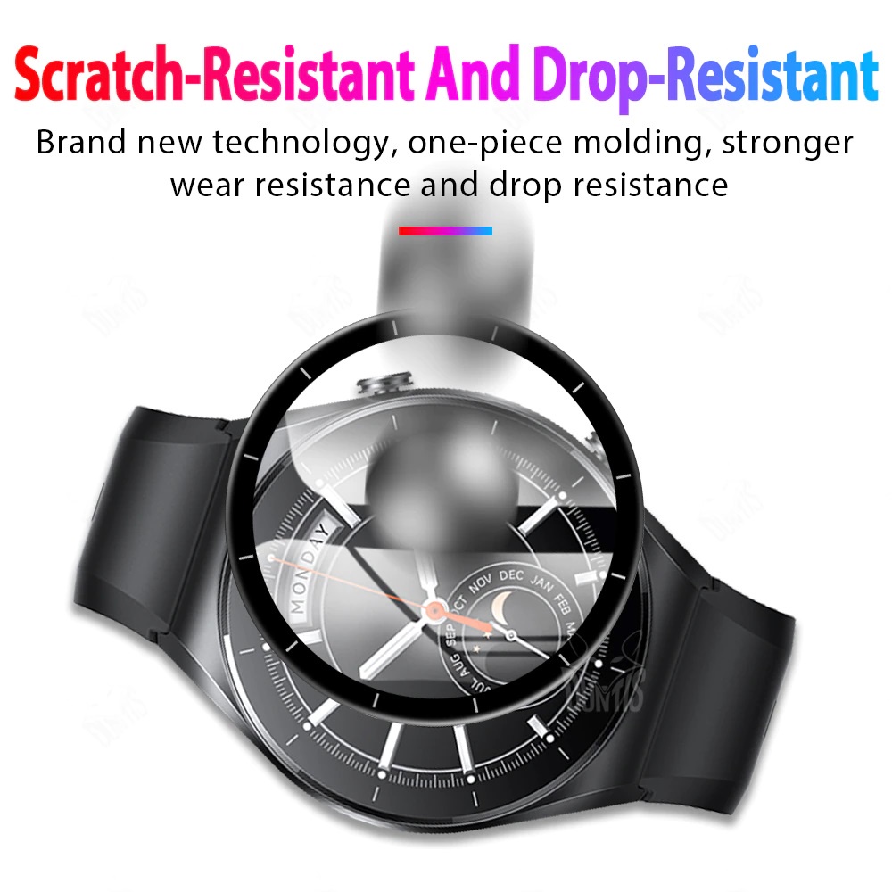 MLIFE ฟิล์ม 3D - นาฬิกา Xiaomi Watch S1 ขอบสีดำ ฟิล์มเต็มจอ ลงขอบโค้ง – PET Film Full Cover S1 - รูปที่ 3