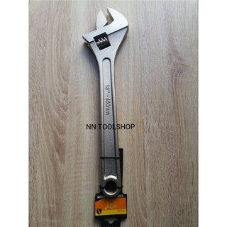 ZUMA ประแจเลื่อน ชุบแข็ง สีนิเกิ้ล ของแท้ ขนาด 18 นิ้ว ( Adjustable Wrench ) กุญแจเลื่อน สินค้าพร้อมส่ง