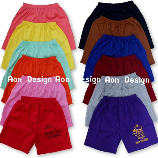 ขาสั้นเด็ก ผ้าคอตตอน ราคาต่อ 1 ตัว