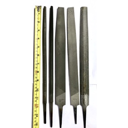 ตะไบ 12นิ้ว  ตะไบเหล็ก มีกลม แบน ละเอียด หยาบ ท้องปลิง