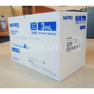 ไซริ้​ง​นิโปร​ nipro 3cc,5cc,10cc,20cc, 50cc,50ccหัวให้อาหารfeed ราคา​ยกกล่อง กระบอกฉีดยา (Syringe​ nipro)​น