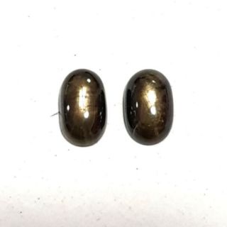 Sale คู่สวย พลอยแท้ สตาร์จันท์ คู่ต่างหู 2.14 + 2.14 ct.