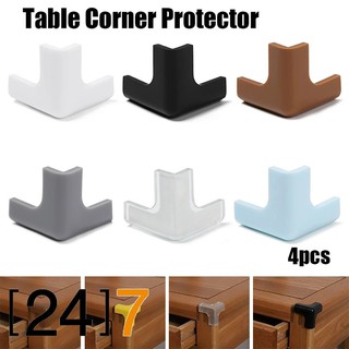 (24)7 ยางกันชนกันกระแทก ติดมุมโต๊ะ ทรง T Baby Safe Corner Protector Table Desk Corner Guard