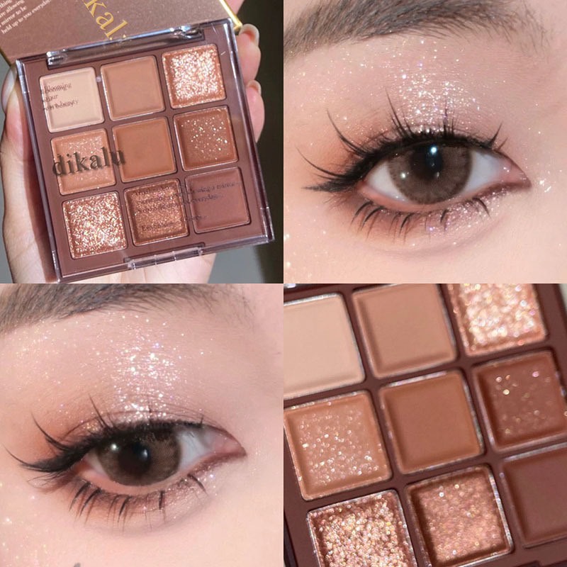 พร้อมส่ง แท้DIKALU COCO VENUS อายแชโดว์สีชิมเมอร์ แมท กันน้ำ DIKALU（9 สี)FOCALLURE