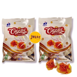 ลูกอมบ๊วย(มีเนื้อบ๊วย) Crystal Plum(Twinfish) ใหม่ น้ำหนัก90กรัม(10เม็ด)