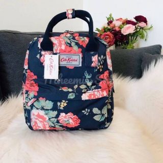 Best Seller !! Cath Kidston Multi Strap Backpack กระเป๋าสะพายเป้รุ่นมินิ แบรนด์ดังสไตล์วินเทจสุดฮิต วัสดุ Canvas