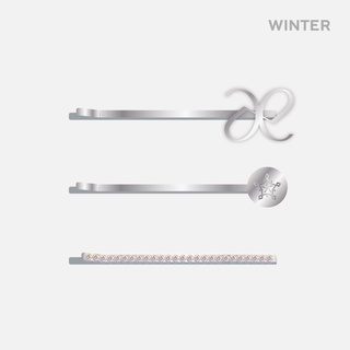 [ของแท้/ พร้อมส่ง] HAIR PIN SET, ARTIST BIRTHDAY KEYRING - WINTER วินเทอร์ น้องหนาว