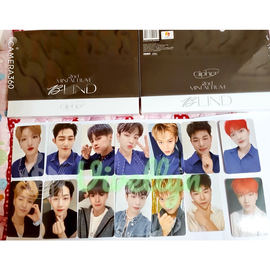 อัลบั้ม Ciipher BLIND ปิดผนึก + benefit EVERLINE 1