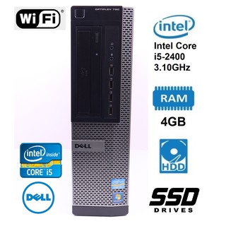 dell optiplex 790 Intel Core i5-2400 @ 3.10GHz -RAM DDR3 4GB -HDD SSD 120GB Wi-Fi