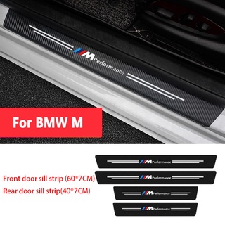 สติกเกอร์คาร์บอนไฟเบอร์ สําหรับตกแต่งประตูรถยนต์ BMW E46 E39 E60 E90 F10 F30 G20 G30 F48 F15 F25 G01 G05