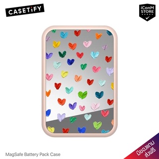 [พร้อมส่ง] CASETiFY - Polka Daub Hearts เคสสำหรับ Magnetic Battery Pack [ผ่อน0% ส่งฟรี มีของแถม]