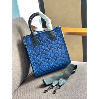 COACH COLORFUL GOTHAM TOTE SIGNATURE ((CA814))