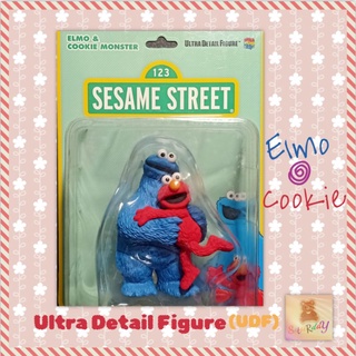 (ของแท้) Ultra Detail Figure (UDF) No.582 Sesame Street : Elmo &amp; Cookie