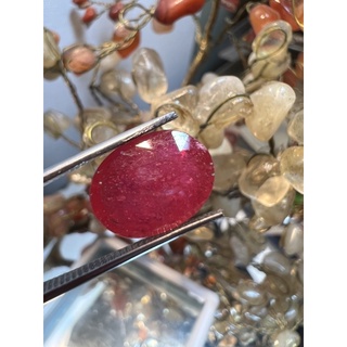 Natural Glass filled Ruby from Africa weight 6.20cts  13x9.20mm