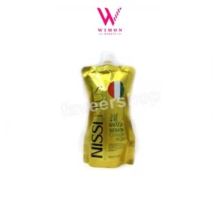 (ถุงใหญ่) Nissi plus rich keratin collagen argan นิซซี พลัส ริช คอลลาเจน อาแกน 500ml /21183