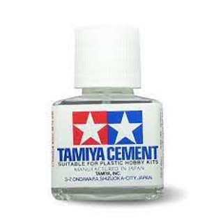 TAMIYA CEMENT กาว ทามิย่า ฝาขาว แห้งช้าขนาด 40 ml. [ของแท้] Gundam Gunpla กันดั้ม กันพลา
