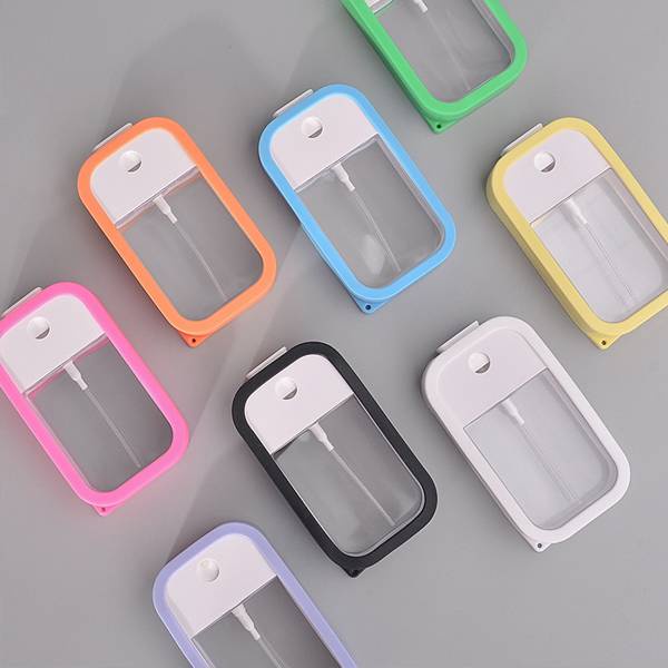 ส่งจากไทย ขวดสเปรย์พกพา ขวดสเปรย์แอลกอฮอล์ 45ML  ขวดสเปรย์แบบการ์ด เคสซิลิโคน