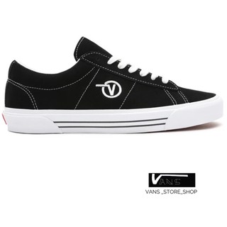 VANS SID SUEDE BLACK WHITE SNEAKERS สินค้ามีประกันแท้