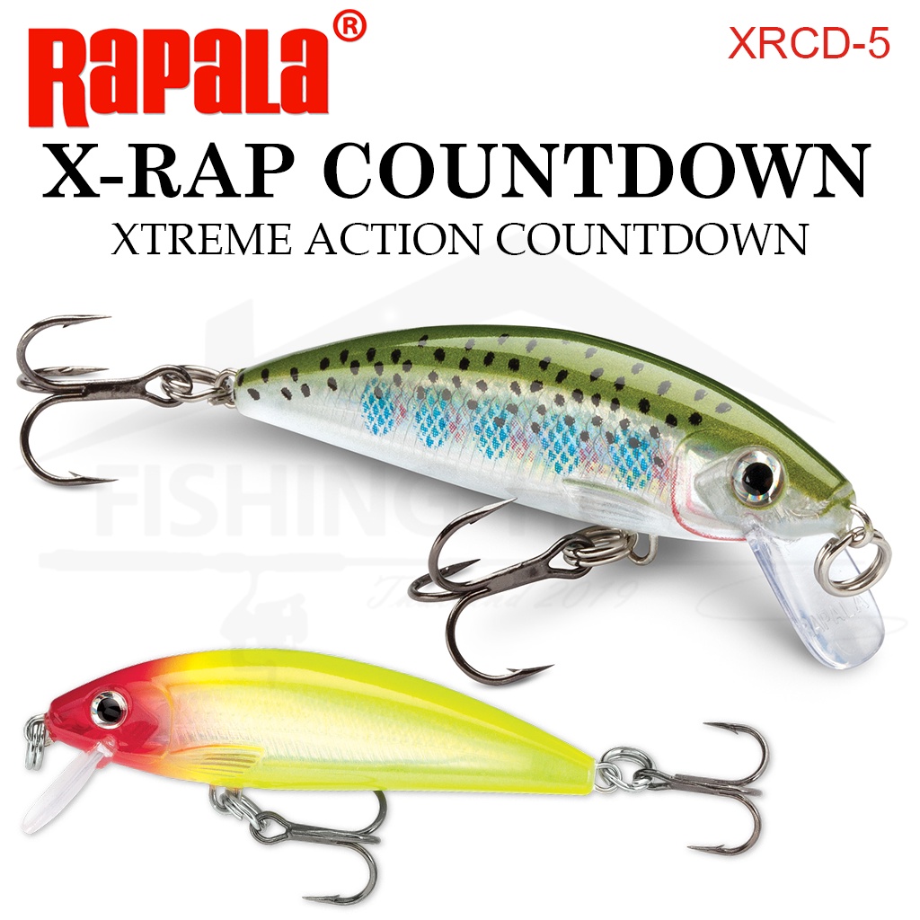 ราพาล่าเอ็กซ์แร็พเคาท์ดาวน์  XRCD-5 ราพาล่า เอ็กซ์แร็พ เคาท์ดาวน์ X-RAP  RAPALA XRCD05