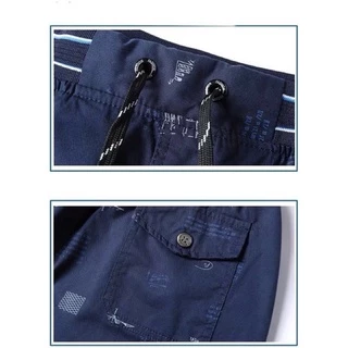 (L - 4XL) หลายลาย หลายสี กางเกงขาสั้นลำลอง แฟชั่นผู้ชายพิมพ์ลาย