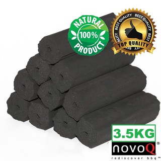 Grade A BBQ Coconut Shell Charcoal Briquettes 3.5 KG ถ่านอัดแท่งบาร์บีคิวกะลามะพร้าว 3.5กก สำหรับเตาย่างญี่ปุ่น,เตาฮิดะ