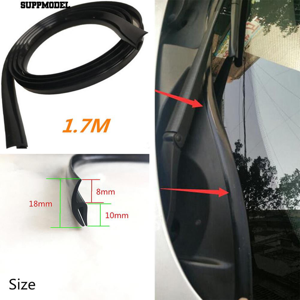 แถบยางติดกระจกหน้ารถยนต์ 1.7 เมตร