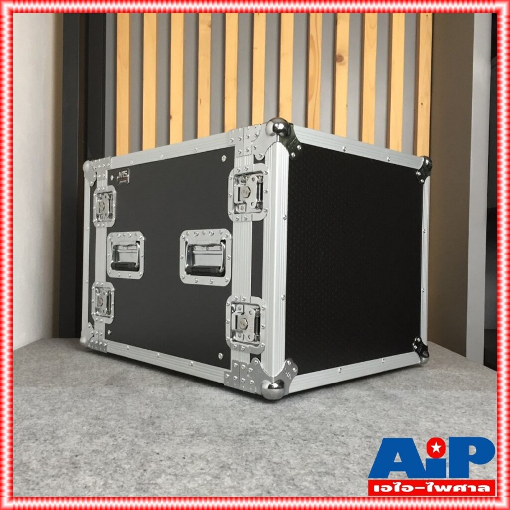 NTS SC-R10U RACKไม้ ผิวสีดำ ลึก20" กล่องแร็ค กล่องRACK SC R10U SCR10U แร็คลึก20นิ้ว RACK10U กล่องแร็