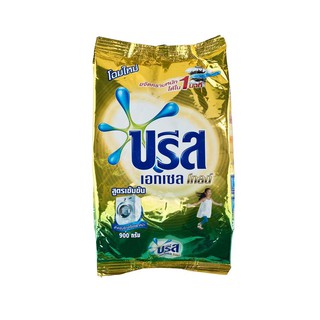 บรีส เอกเซล โกลด์ ผงซักฟอก สูตรเข้มข้นสำหรับเครื่อง 900 กรัม Breeze Excel Gold Concentrated Powder Detergent 900g.