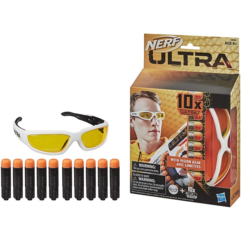 Nerf Ultra with Vision Gear Avec Lunettes แว่นตาและกระสุนโฟม สินค้าของแท้ลิขสิทธ์