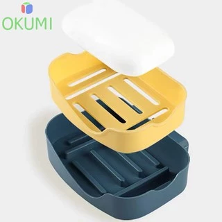 OKUMI_SHOP ที่วางสบู่ติดผนัง มีสี่สีให้เลือก(K-504)