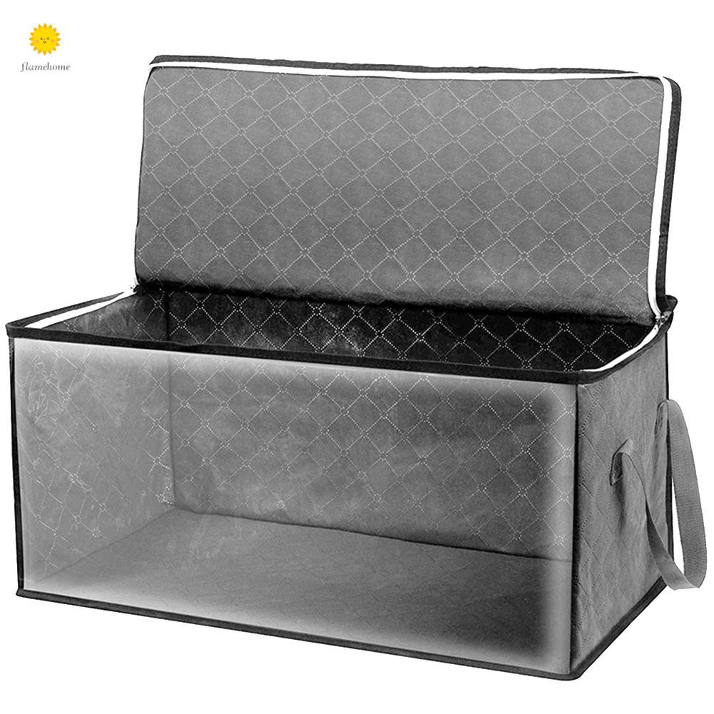 Large Folding Under Bed Quilt Blanket Home Clothes Storage Bag Box Organizer