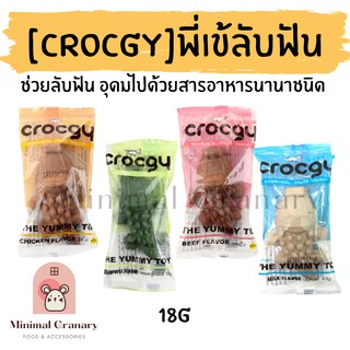 Crocgy จระเข้ลับฟัน ที่ลับฟัน ขนมลับฟันสำหรับ สุนัข หนูแฮมเตอร์ และสัตว์เลี้ยง