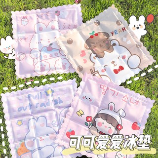 Cooling ice padSummer Cartoon Ice Pad  Office Cushion Cool Pad Student Cooling Cool Gel Car Iceหมอนระบายอากาศและเย็น