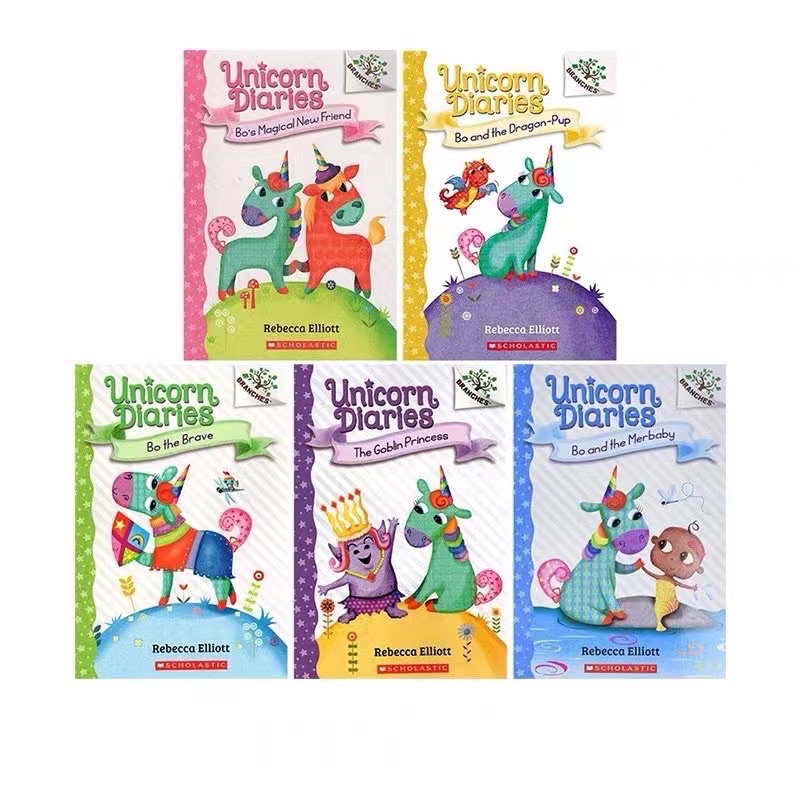 Unicorn Diaries หนังสือฝึกอ่านภาษาอังกฤษ สำหรับเด็ก ไดอารี่ของยูนิคอร์น เซต 5 เล่ม