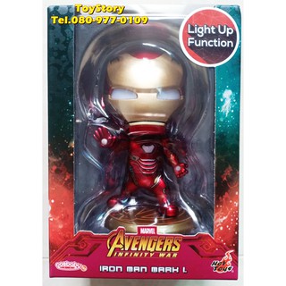 Hottoys Cosbaby Iron Man Mark L MK50 (Light Up Function) โมเดลไอออนแมนตัวจิ๋วน่ารัก มีไฟ ของใหม่ของแท้