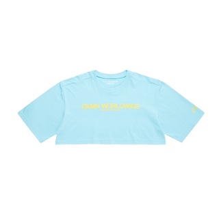 DXMN WORLDWIDE Crop (Light blue)