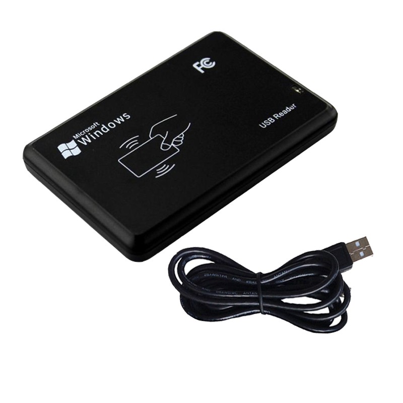 เครื่องอ่านการ์ดอัจฉริยะตั้งโต๊ะ RFID 125KHz R20D USB-8H10D