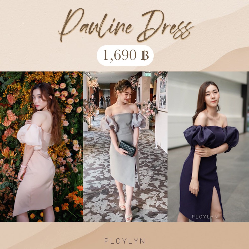 Pauline dress ชุดออกงาน งานแต่ง เพื่อนเจ้าสาว