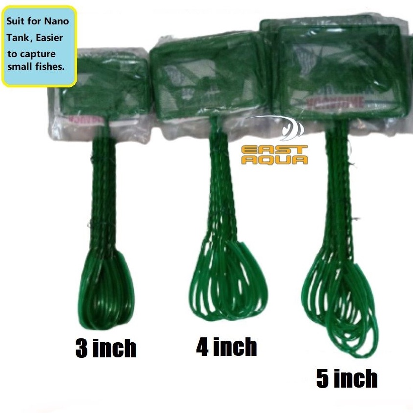 Aquadine Aquarium Fish Net Sauk Ikan Aquarium Net White Fish Net Fine Fish Net 鱼网